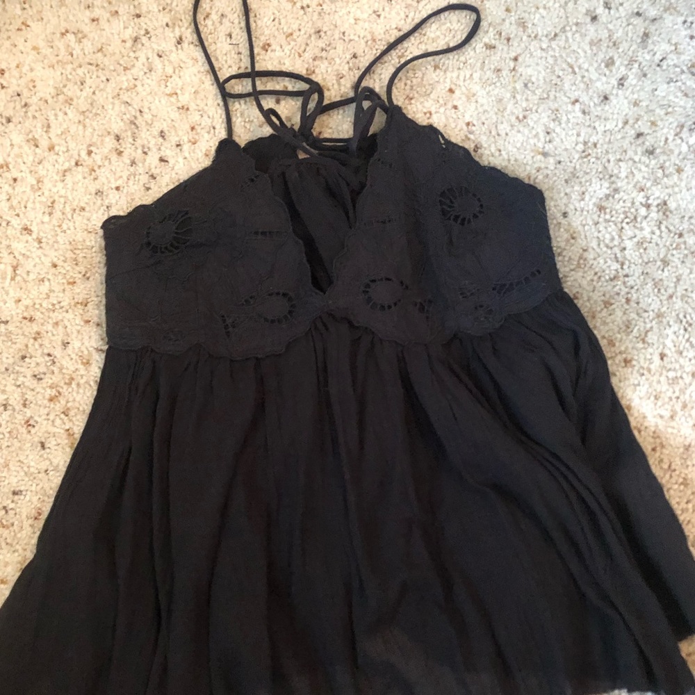 NWOT Free People Lace Tank